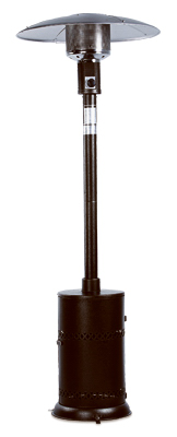 Outdoor Patio Heater, Steel With Bronze Finish, 40,000-btu