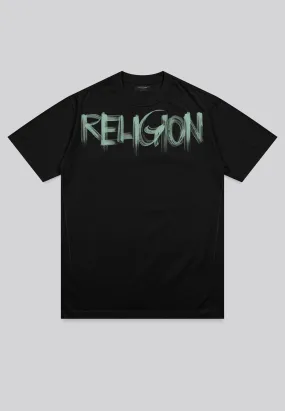 RELIGION BRUSH T-SHIRT BLACK