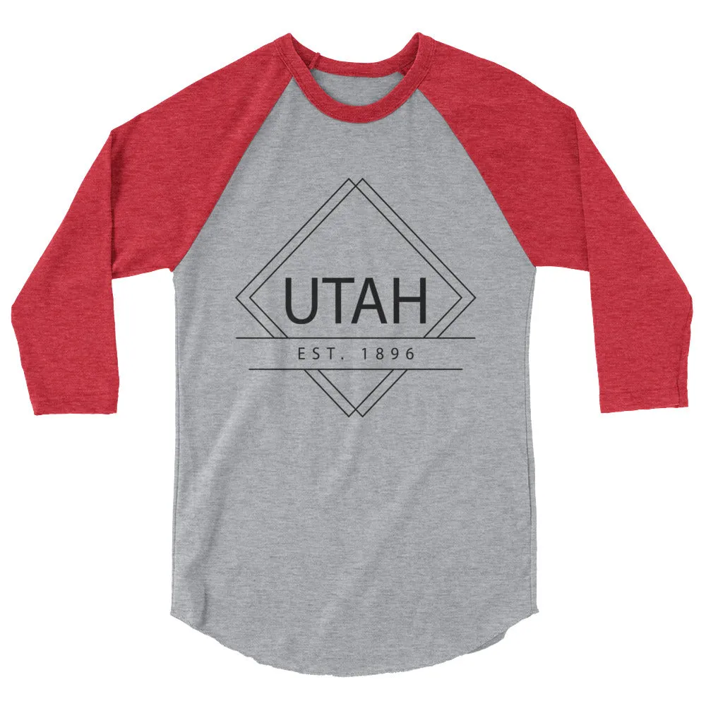 Utah - 3/4 Sleeve Raglan Shirt - Established