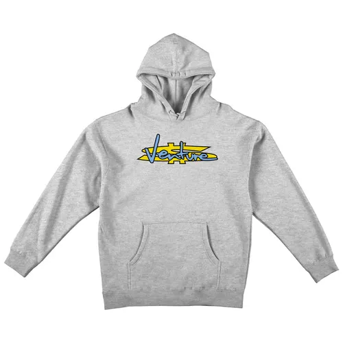 Venture Trucks Hoody Paid Pullover Heather Grey